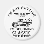 Geboren in 1957  magneet (Voorkant)