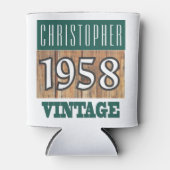 Geboren in 1958 - Jaar van de geboorte Blikjeskoeler (Voorkant)