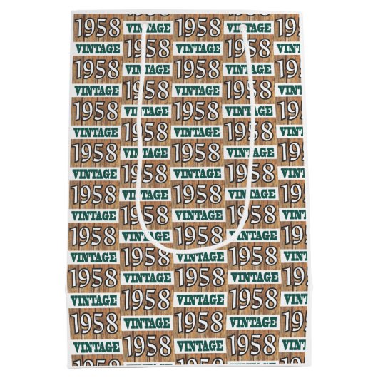 Geboren in 1958 middelgrote cadeautas (Achterkant)