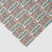 Geboren in 1958 tissuepapier (Detail)