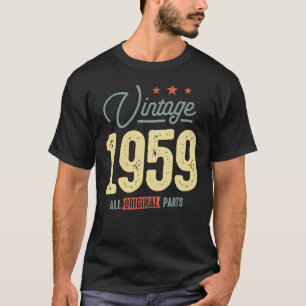 geboren in 1959 - 63e verjaardag Retro Classic T-shirt