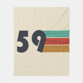 Geboren in 1959  fleece deken (Voorkant)