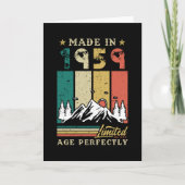 Geboren in 1959 kaart (Voorkant)