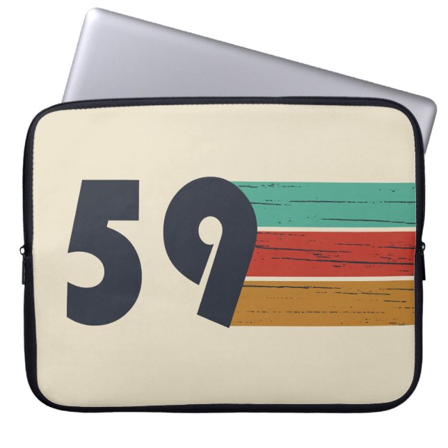Geboren in 1959  laptop sleeve (Voorkant)