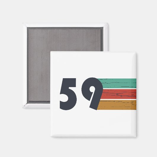 Geboren in 1959  magneet (Voorkant / Achterkant)