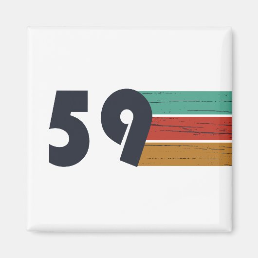 Geboren in 1959 magneet (Voorkant)