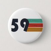 Geboren in 1959  ronde button 5,7 cm (Voorkant)