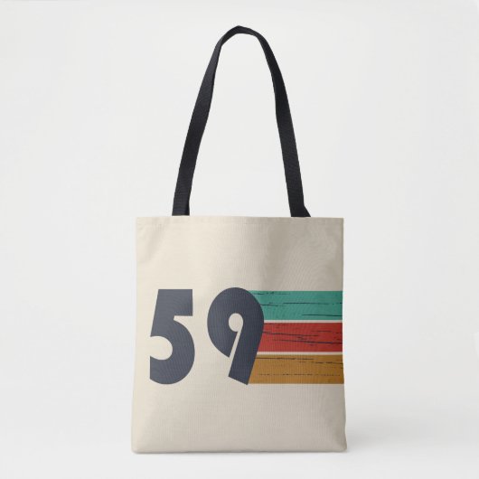 Geboren in 1959 tote bag (Voorkant)