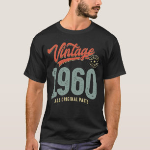  geboren in 1960 - 62e verjaardag Retro Classic T-shirt