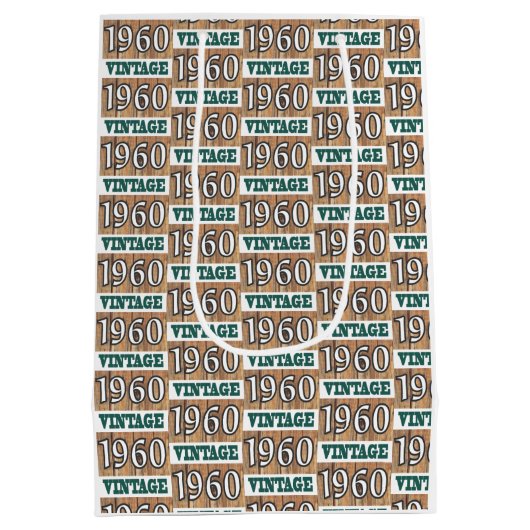 Geboren in 1960 middelgrote cadeautas (Achterkant)