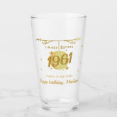 Geboren in 1961 65e verjaardagsfeestje drankjes ba glas (Voorkant)
