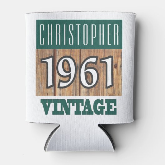 Geboren in 1961 blikjeskoeler (Voorkant)