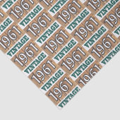 Geboren in 1961 tissuepapier (Detail)