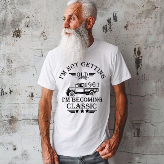 geboren in 1961  verjaardagscadeau mannen cadeau t-shirt