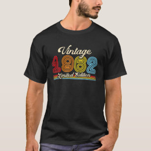Geboren in 1962 60ste geboortedag Geweldige sinds T-shirt
