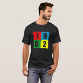 Geboren in 1962 Retro 60th Limited Edition Bi T-shirt (Voorkant volledig)