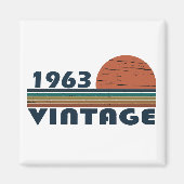 Geboren in 1963 op verjaardag magneet (Voorkant)