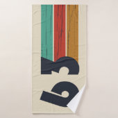 Geboren in 1963 verjaardagscadeau badhanddoek (Badhanddoek)