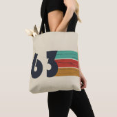 Geboren in 1963  verjaardagscadeau tote bag (Dichtbij)