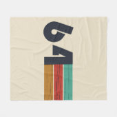 Geboren in 1964  jaar fleece deken (Voorkant (Horizontaal))