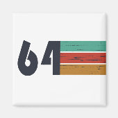 Geboren in 1964  jaar magneet (Voorkant)