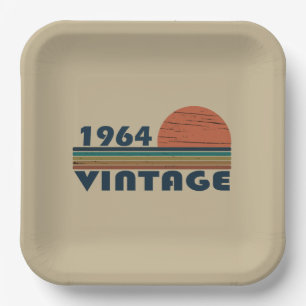 Geboren in 1964 jaar papieren bordje