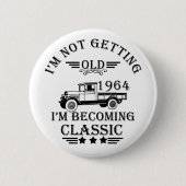 Geboren in 1964  jaar ronde button 5,7 cm (Voorkant)