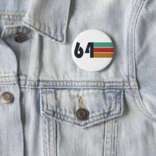Geboren in 1964  jaar ronde button 5,7 cm