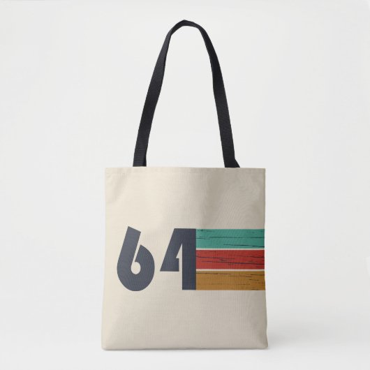 Geboren in 1964  jaar tote bag (Voorkant)