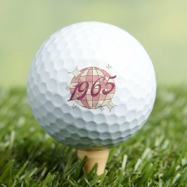 Geboren in 1965 60ste verjaardag golfcadeau golfballen