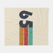 Geboren in 1965  60ste verjaardagscadeau fleece deken (Voorkant (Horizontaal))