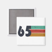 Geboren in 1965  60ste verjaardagscadeau magneet (Voorkant / Achterkant)