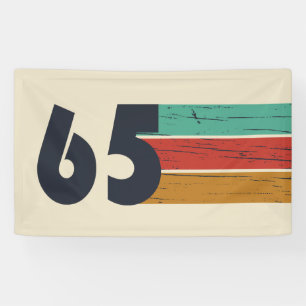 Geboren in 1965  60ste verjaardagscadeau spandoek