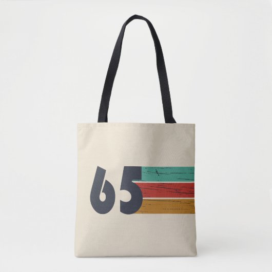 Geboren in 1965  60ste verjaardagscadeau tote bag (Voorkant)
