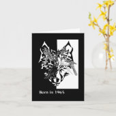 Geboren in 1965, Birthday Fun Facts Kaart (Gele Bloem)