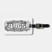 Geboren in 1965 Limited Edition Bagagelabel (Voorkant horizontaal)