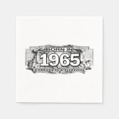 Geboren in 1965 Limited Edition Napkins Servet (Voorkant)