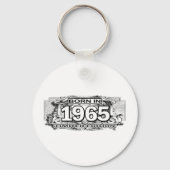 Geboren in 1965 Limited Edition Sleutelhanger (Achterkant)