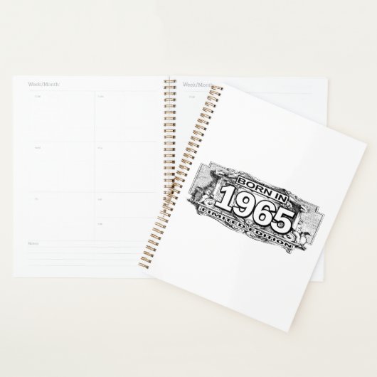 Geboren in 1965 Limited Edition Spiral Planner (Display)