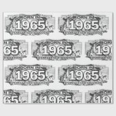 Geboren in 1965, Limited Edition Wrapping Paper Cadeaupapier (Vlak)