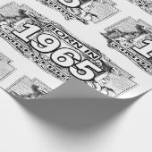 Geboren in 1965, Limited Edition Wrapping Paper Cadeaupapier (Hoek)