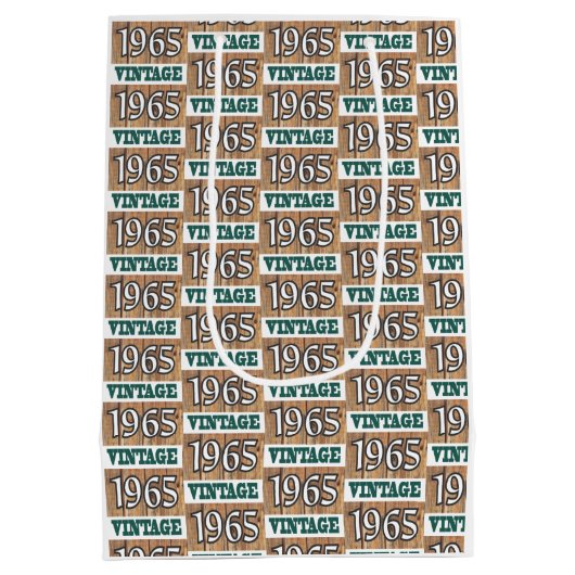 Geboren in 1965 middelgrote cadeautas (Achterkant)