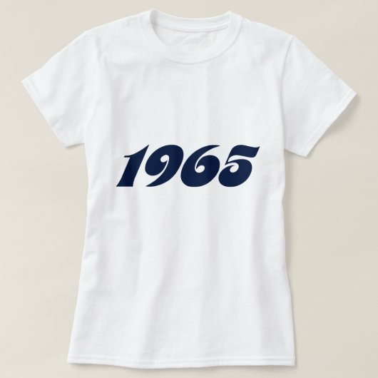 Geboren in 1965 t-shirt (Design voorkant)