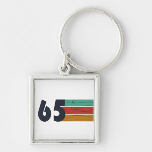 Geboren in 1965 verjaardagscadeau sleutelhanger