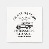 Geboren in 1965  verjaardagsfeest servet (Voorkant)