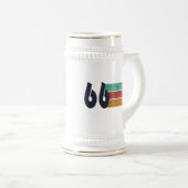 Geboren in 1966 60e verjaardag cadeau bierpul (Voorkant rechts)