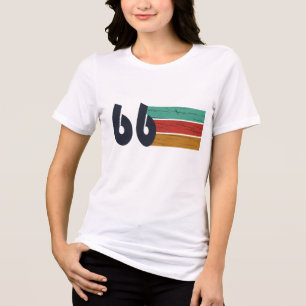 Geboren in 1966 60e verjaardag cadeau Tri-Blend shirt