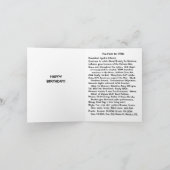 Geboren in 1966, Birthday Fun Facts Kaart (Binnen)