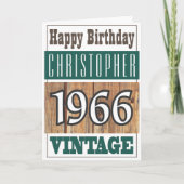 Geboren in 1966 Greetings Card Kaart (Voorkant)