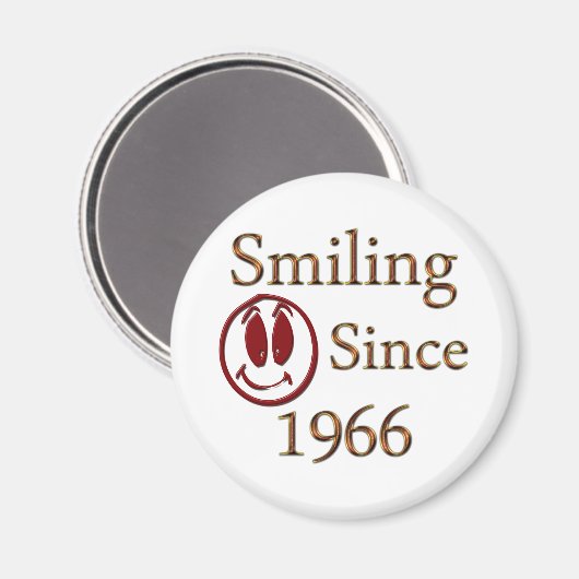 Geboren in 1966 magneet (Voorkant / Achterkant)